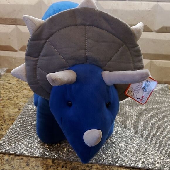 GUND Blue Plush Dinosaur  - Picture 2 of 6